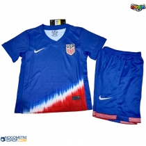 Otroški Nogometni dresi Združene Države Gostujoči Copa America 2024 Kratek Rokav (+ Kratke hlače)